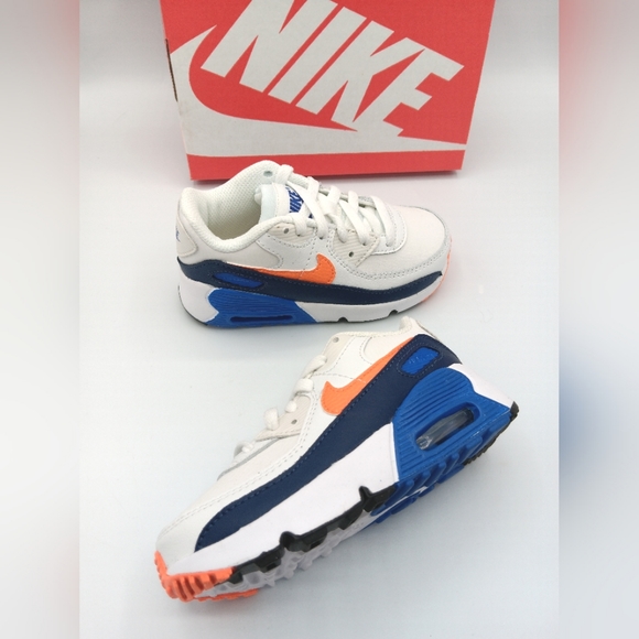 NIKE AIR MAX 90 LTR (TD) NIB VARIOUS SIZES BOYS KIDS SHOES SNEAKERS - Picture 7 of 11